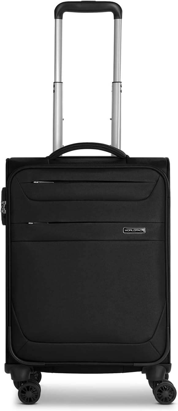 Worldpack Kleiner Weichgepäck Kabinen-Koffer | Cabin-Trolley 36 x 20 x 55 cm aus hochwertigem, robus