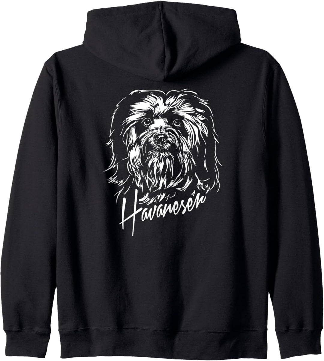 Havaneser Hund Hunderasse Portrait Hundeportrait Kapuzenjacke