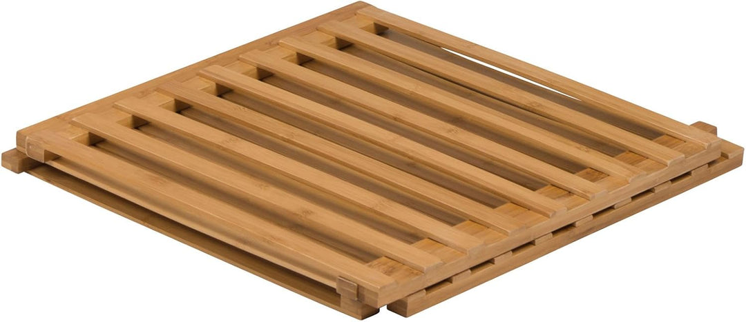 1609300 Fitzroy Camping Regal Faltschrank Faltregal Küche Möbel Faltbar Bambus Holz 50x40x72 cm