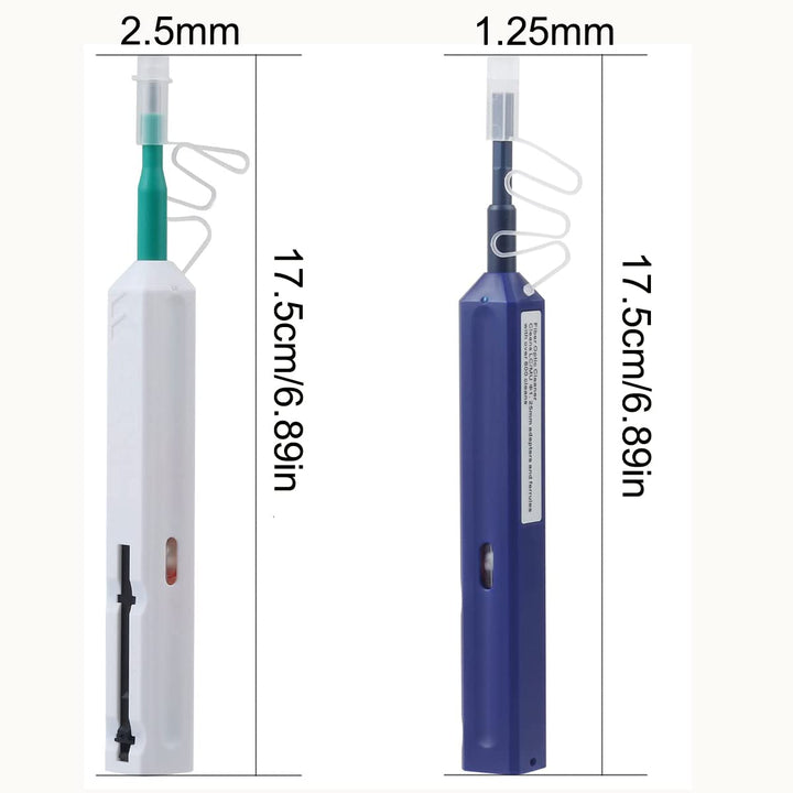 MSDADA Glasfaser Reinigungsstifte, Fiber Optic Cleaner für LC/MU/SC/FC/ST/E2000 Steckverbindungen 1.