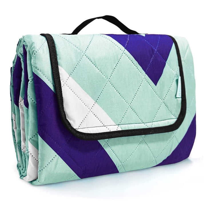 Waschbar Picknickdecke Wasserdicht Isoliert, Strandmatte Gepolstert Faltbar, Large Picnic Blanket Wa