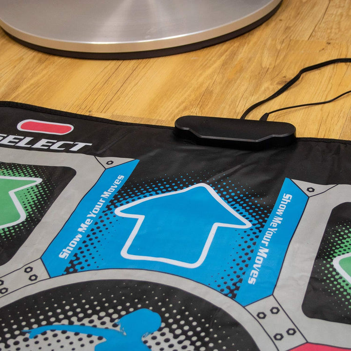 Mad Monkey Tanzmatte mit TV Anschluss & HDMI Konverter, Dance Game mit 110 Songs & 9 Leveln, 2 Spiel