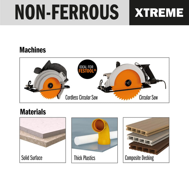 CMT Orange Tools 223.048.06H - Kreissägeblattf für Mineralwerkstoffe HW D=160x2.2/1.6x20 Z=48 MTCG