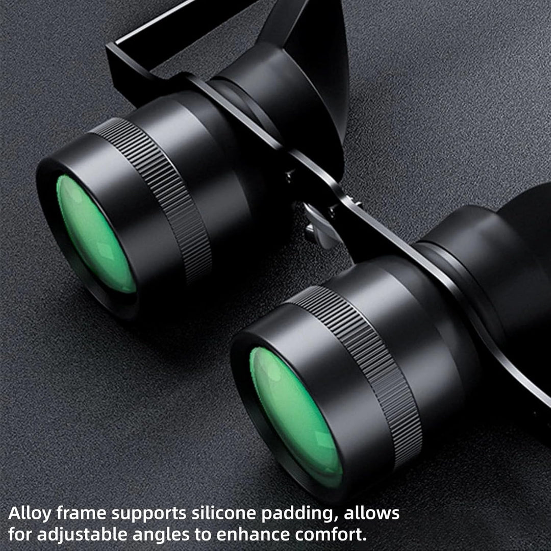 Cuifati 10X HD Profi-Fernglas, Manueller Fokus, Tragbares Opernglas, Fernglas-Teleskop für Angeln, V
