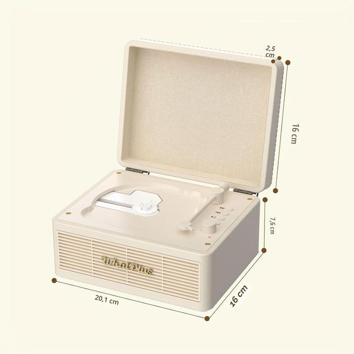 Tragbarer CD-Player mit Bluetooth 5.2, wiederaufladbarem Akku & eingebauten Lautsprechern - Hi-Fi Re