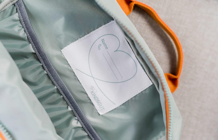 Kindsgut Kinderrucksack Maxi aus recyceltem PET, Aquamarin, Aquamarin