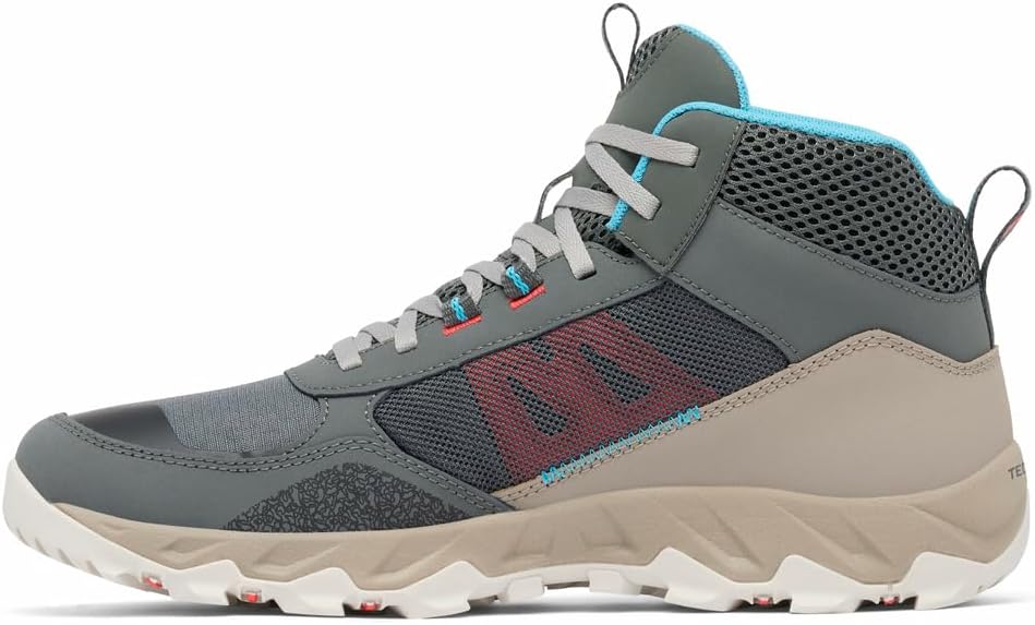 Columbia Herren Fairbanks Omni-Heat Kurzschaft Schlupfstiefel 44.5 EU Grill Poppy Red, 44.5 EU Grill