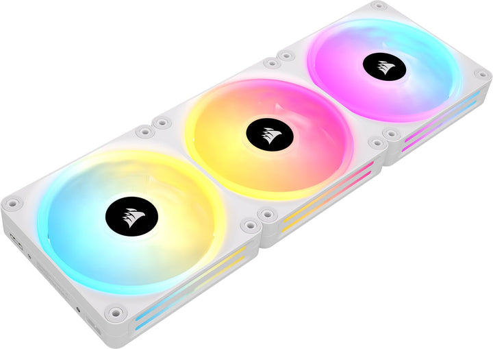 Corsair iCUE LINK QX120 RGB 120mm Magnetic Dome RGB Fans - Dreifach-Lüfter-Starter-Kit mit iCUE LINK