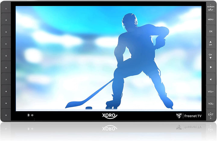 Xoro PTL 1450 V2 35,5 cm (14 Zoll) Tragbarer DVB-T/T2 Fernseher (freenet TV für Private Sender, 12-2