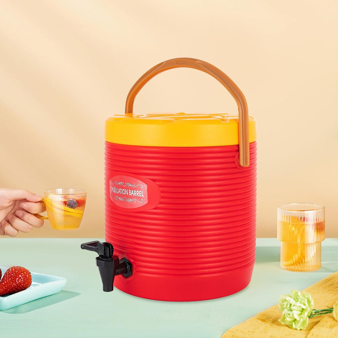 Isolierter Getränkespender 9/13/17/25L für Warm & Kalt | 24h Temperaturhaltung Edelstahl Thermo-Krug