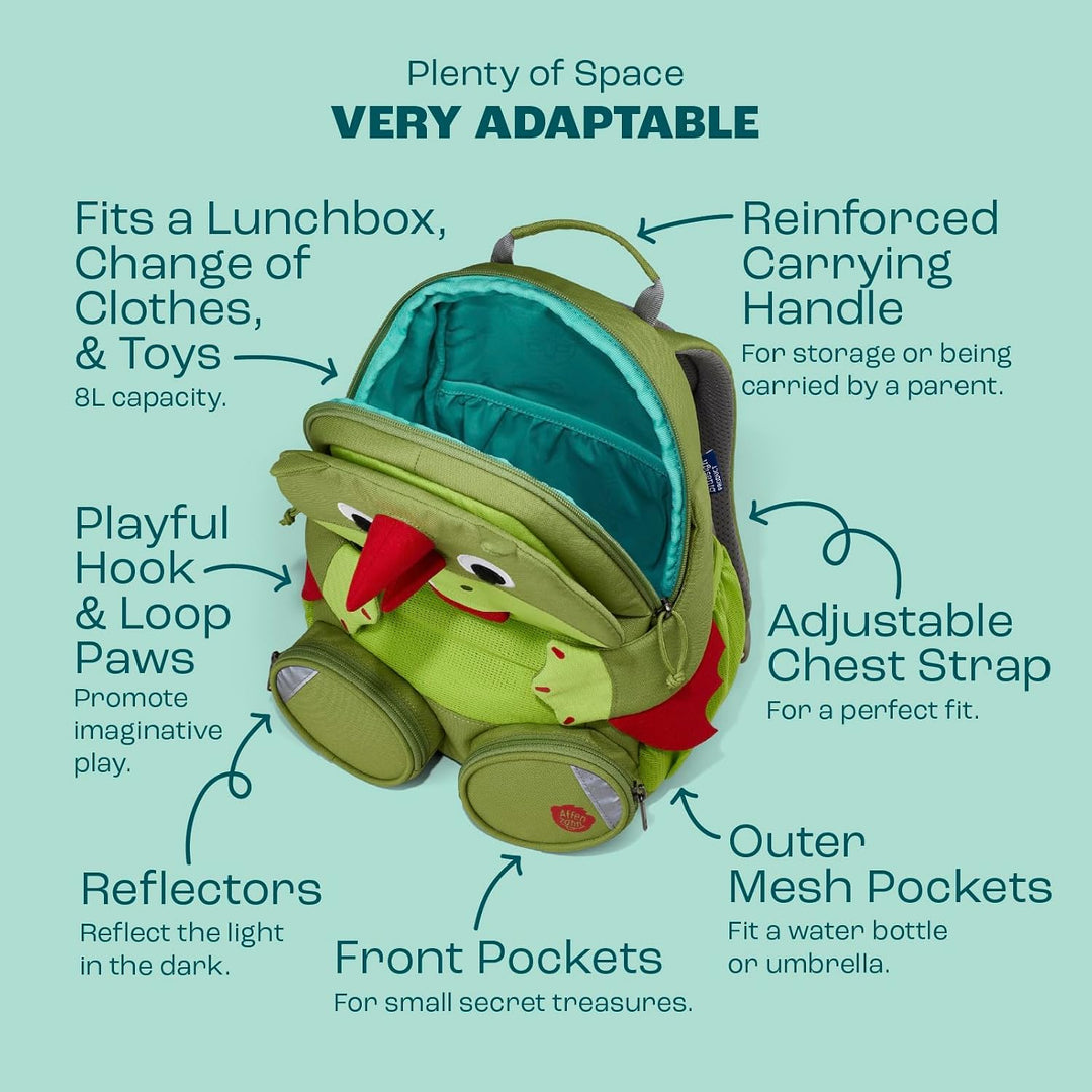 Affenzahn Kinderrucksack Grosser Freund | Kindergartenrucksack für Kinder von 3 bis 5 Jahren mit fun