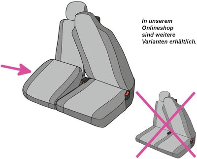 Kegel-Blazusiak Sitzbezüge Sitzschoner Fahrersitzbezug Plus Doppelbanksitzbezug, klappbar, kompatibe