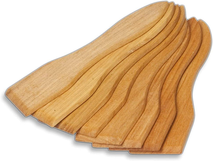 HOFMEISTER® Raclette Schaber Kirschholz 4x 8er-Set (32 Stück), 13 cm - Racletteschieber aus geöltem