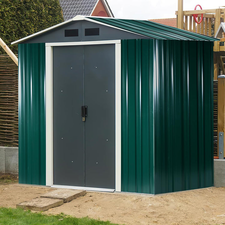 Ikodm 12 x Trapezblech 129x46cm, 7m² Dachblech Profilblech, Verzinkt Wellblech 0,25 mm Rostresistent