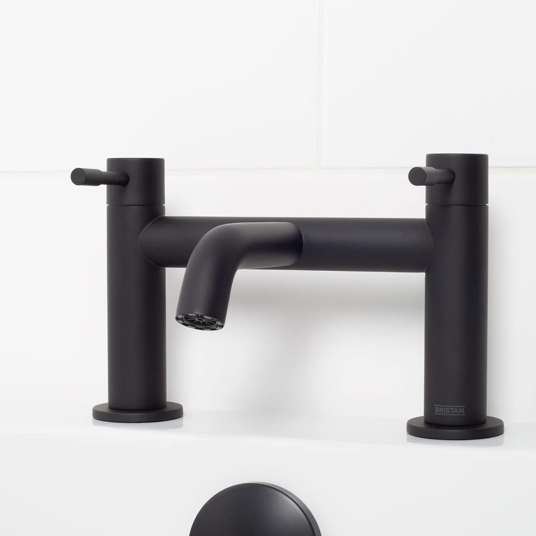 Bristan Mila Badewannenarmatur schwarz (MI BF BLK), Schwarz