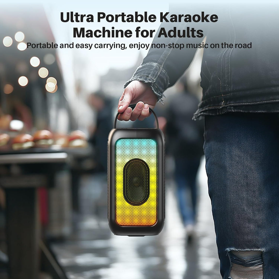 Bobtot Tragbarer Bluetooth Lautsprecher with 2 Mic kabellos | 16 Stunden Wiedergabezeit, Kleiner Kar