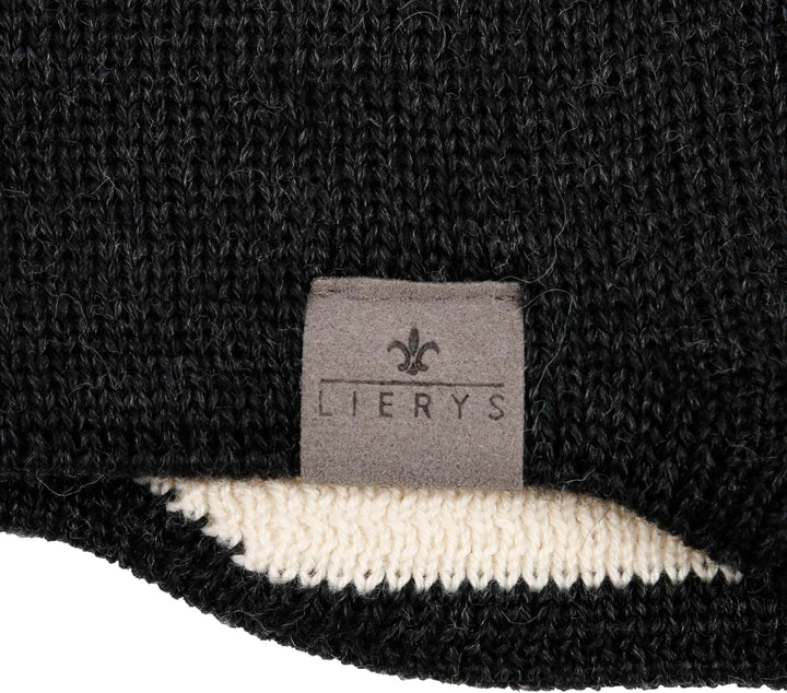 Lierys Fine Merino Stirnband Damen/Herren (7,5-10 cm breit) - dreilagiges Strickband aus Merinowolle