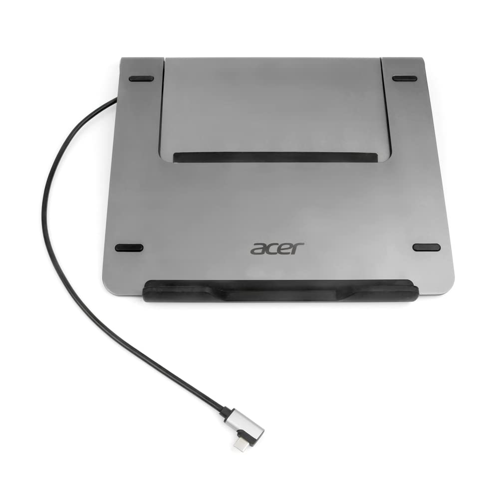 Acer Notebook Stand mit 5-in-1 Docking Funktion (USB Type C zu 3x USB 3.0, 1x HDMI, 1x USB 3.1 (inkl