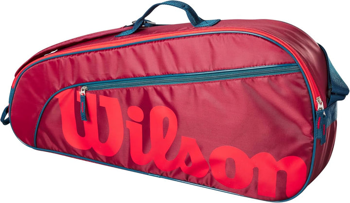 Wilson Junior Tennis Schlägertasche 3 Rot / Infrarot, 3 Rot / Infrarot