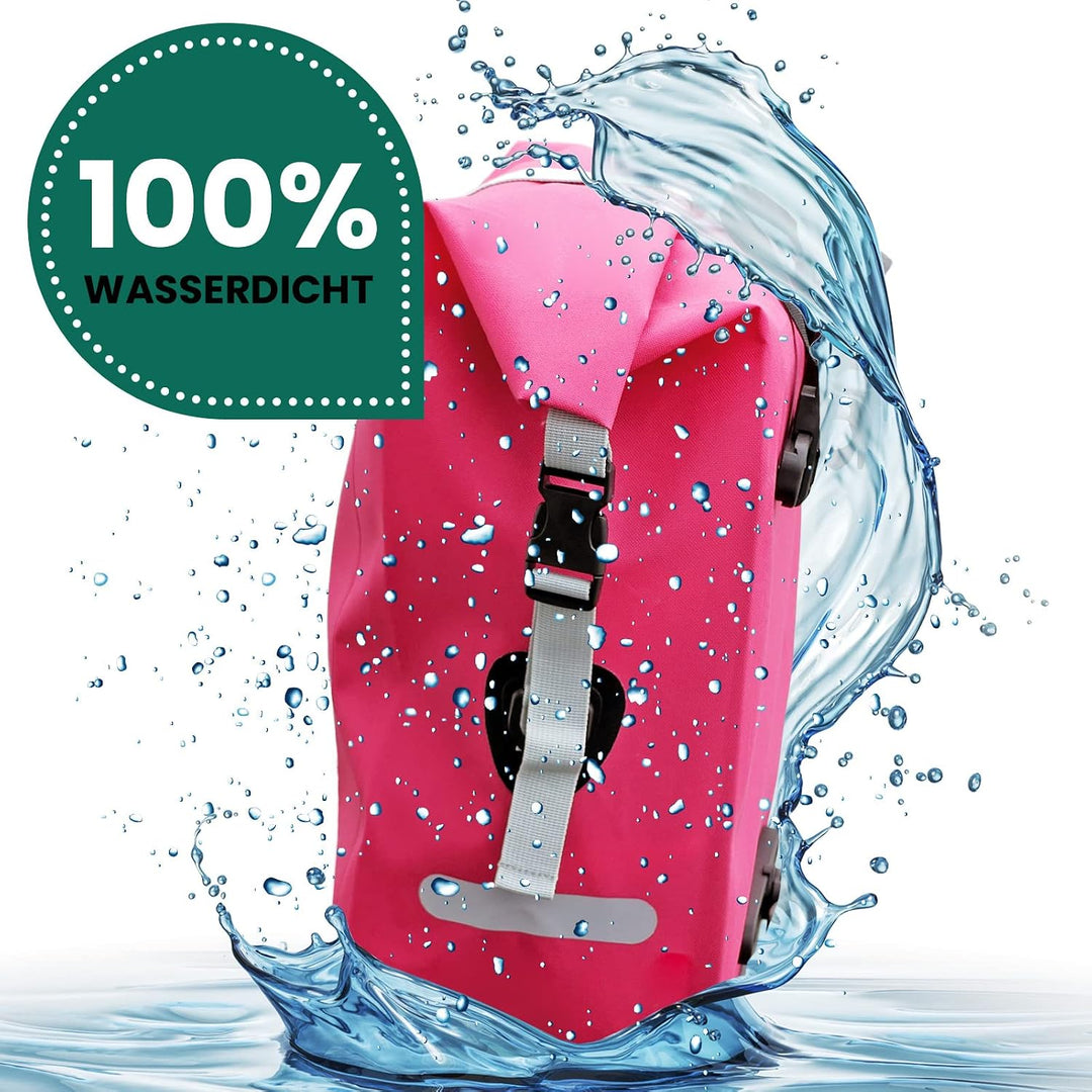 Bomence Fahrradtaschen für Gepäckträger 100% wasserdicht, Gepäckträgertasche für Fahrrad, Hinterradt