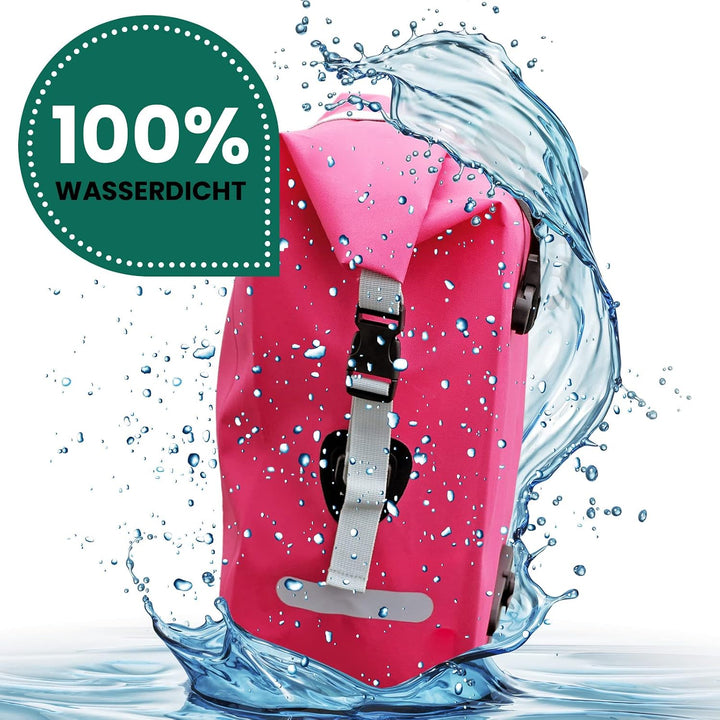 Bomence Fahrradtaschen für Gepäckträger 100% wasserdicht, Gepäckträgertasche für Fahrrad, Hinterradt