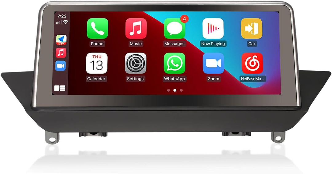 Erisin 10,25" 4GB RAM 64GB ROM Kabelloses CarPlay Android 12 Autoradio Bluetooth GPS Navi für BMW X1