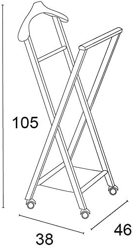 Arredamenti Italia HERRENDIENER Nelson 119 (weiss), Weiß