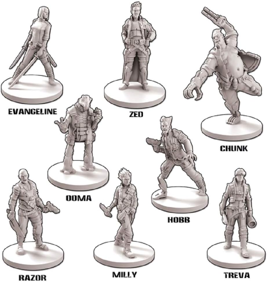 Battle Systems Core Space Shootout at Zed’s Expansion Set - Miniaturen - Brettspiel - Ereigniskarten
