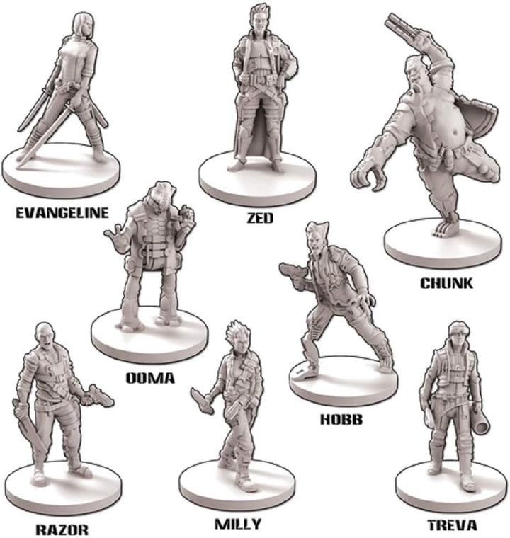 Battle Systems Core Space Shootout at Zed’s Expansion Set - Miniaturen - Brettspiel - Ereigniskarten