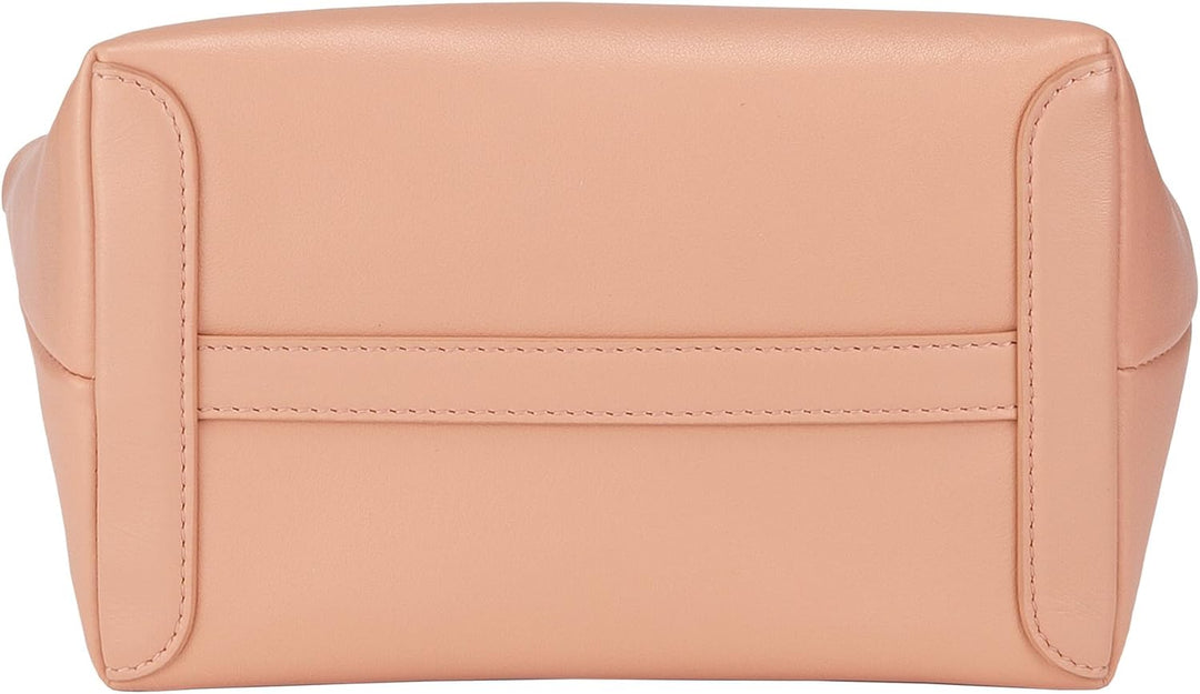 DUDU Kleine Damen-Umhängetasche aus echtem Leder, Elegante Mini-Abendtasche, 22 x 13 cm, doppelte Gr