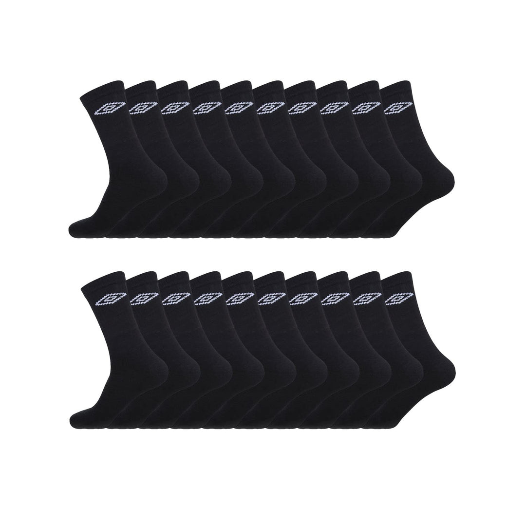 Sportsocken Herren Hypoallergen, Socken Herren, rutschfest, Anti-Reizung (20er Pack), Schwarz, 39/42
