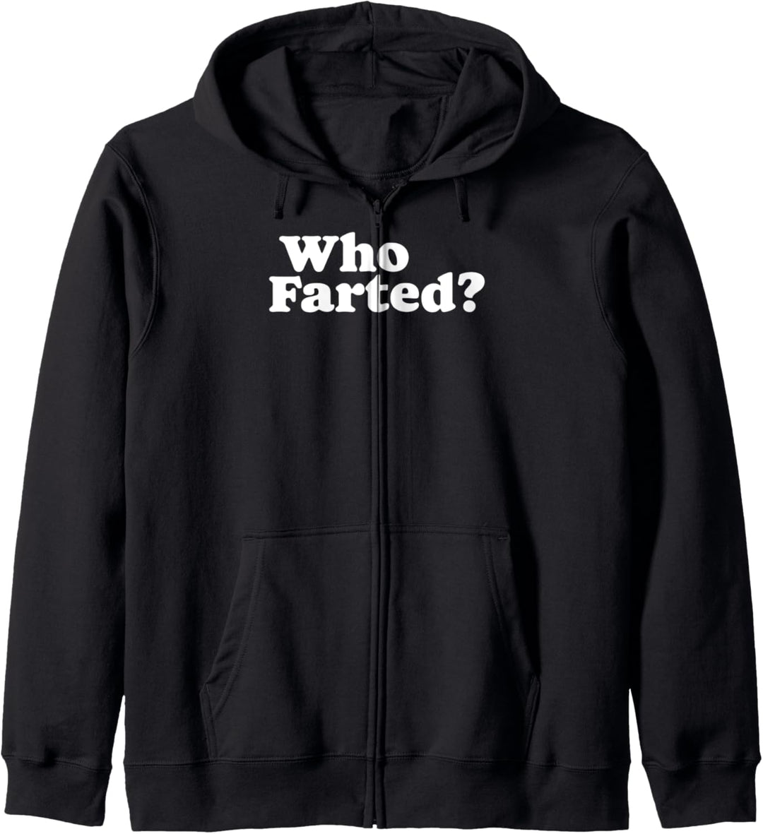 Who Farted? Funny Gas Joke Hilarious Minimalist Kapuzenjacke