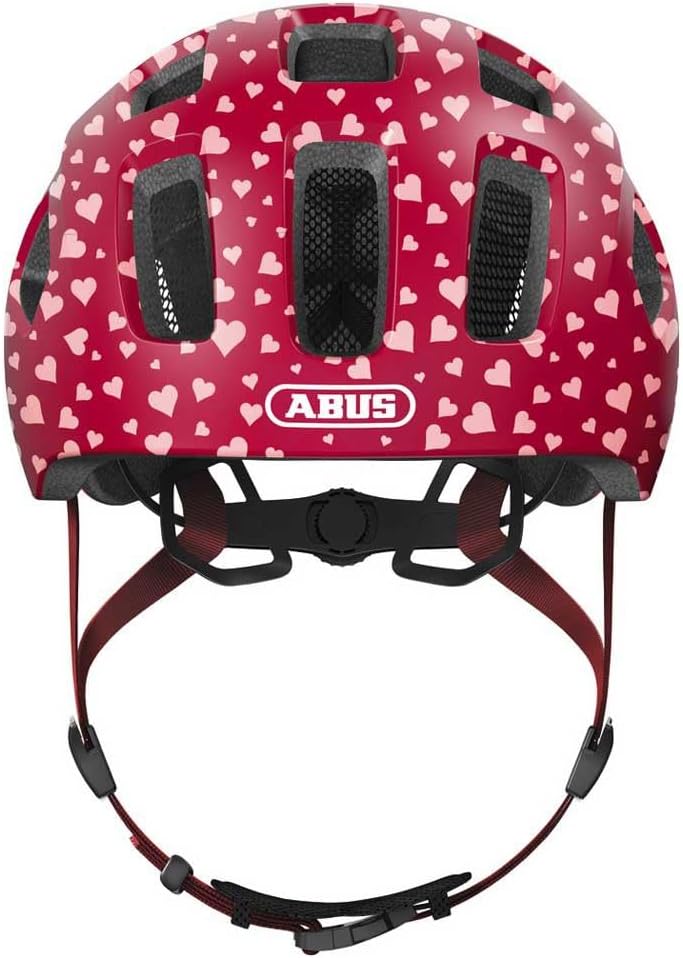 ABUS Fahrradhelm Youn-I 2.0 - mit Licht für Kinder, Jugendliche und junge Erwachsene - für Mädels un
