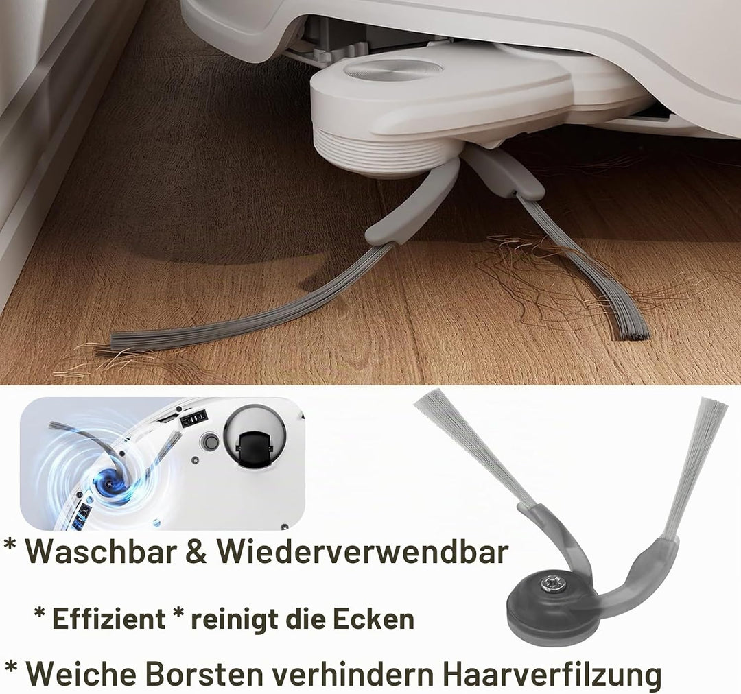 Zubehörset für Roborock Qrevo Curve/Qrevo Edge/Qrevo Curv S5X/ Qrevo Edge S5A/ P20 Pro Saugroboter,