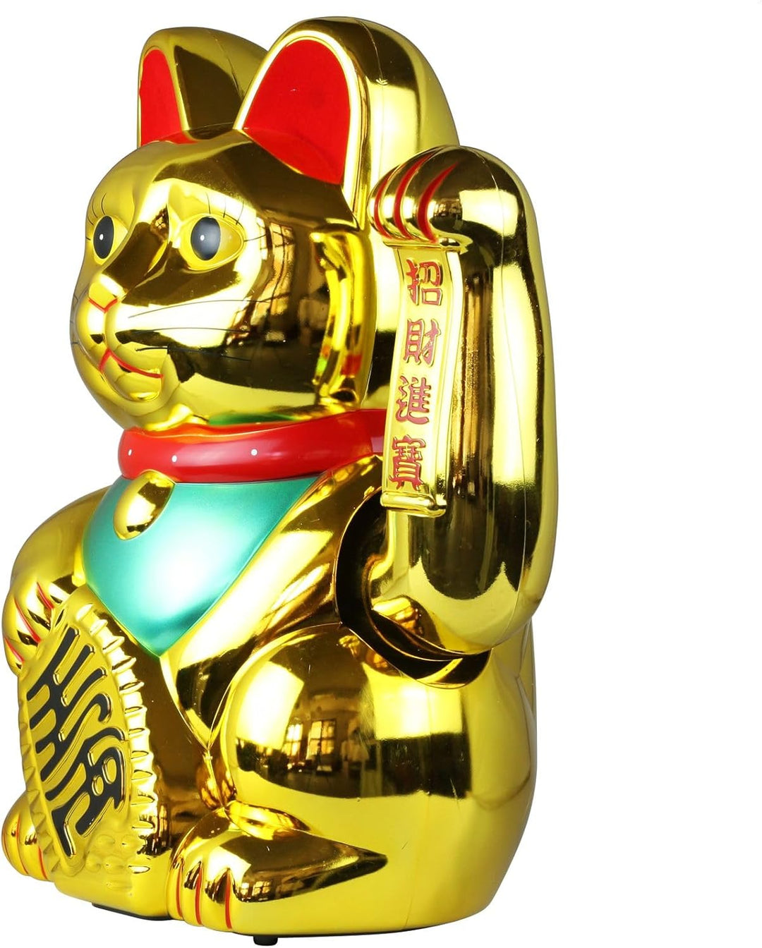 Freak Scene Glückskatze - Maneki-Neko - Winkekatze - 45 cm - Gold