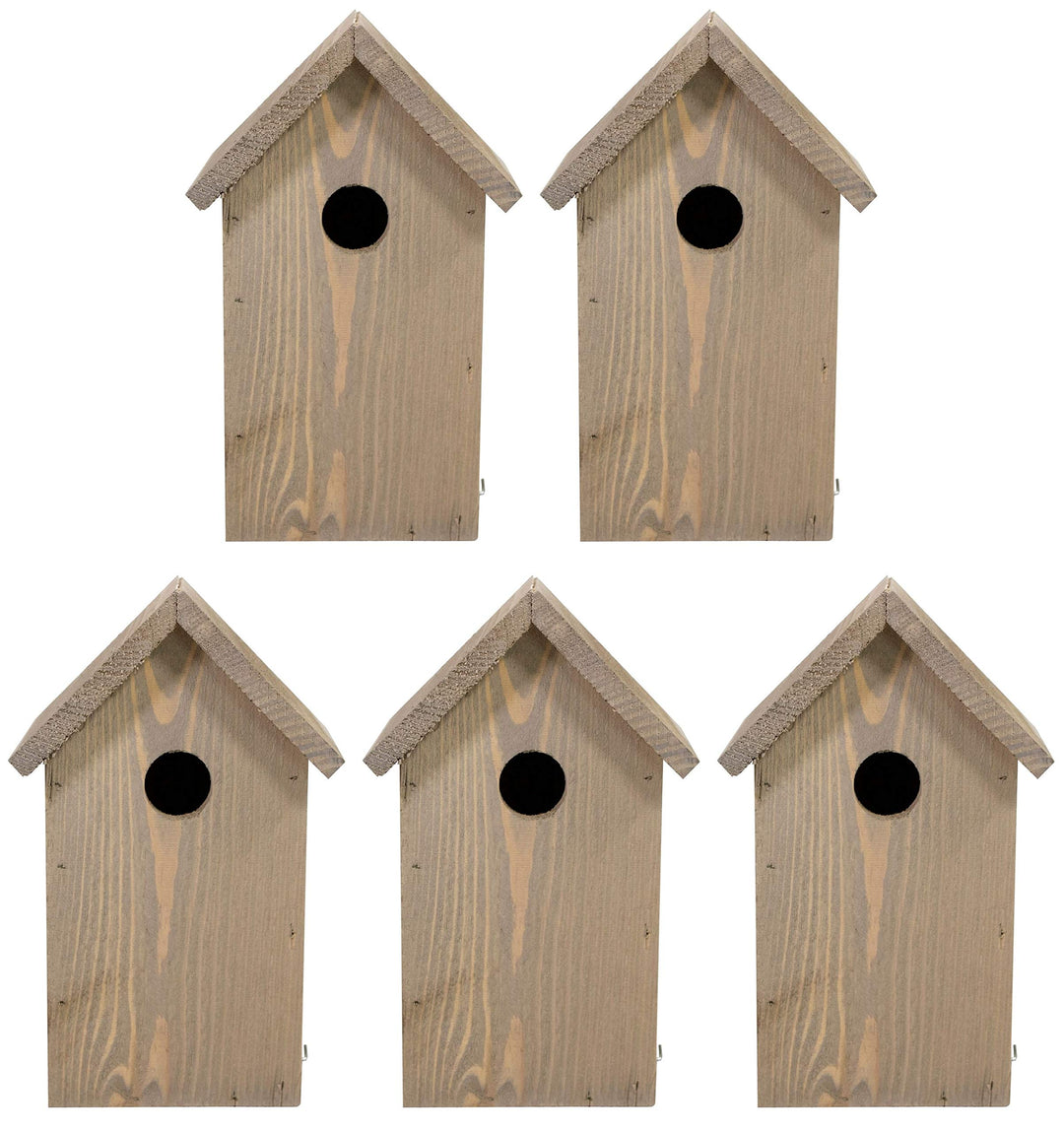 mgc24 Nistkasten - wetterfester Vogelnistkasten aus Holz, Vogelhaus für heimische Wildvögel, 15,5 x