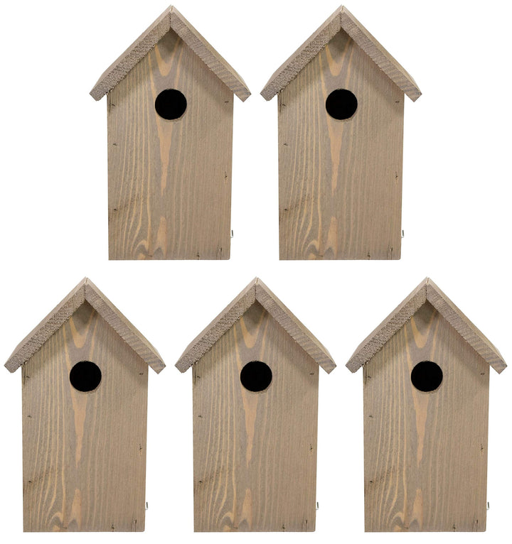 mgc24 Nistkasten - wetterfester Vogelnistkasten aus Holz, Vogelhaus für heimische Wildvögel, 15,5 x