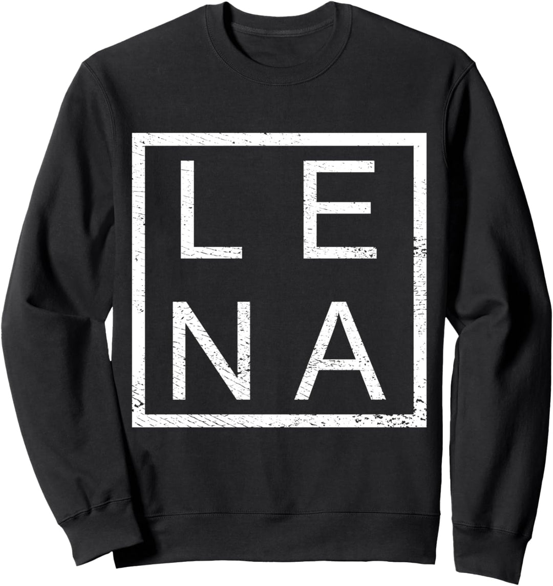 Lena Personalisiert, Lena Name, Frau Lena Sweatshirt