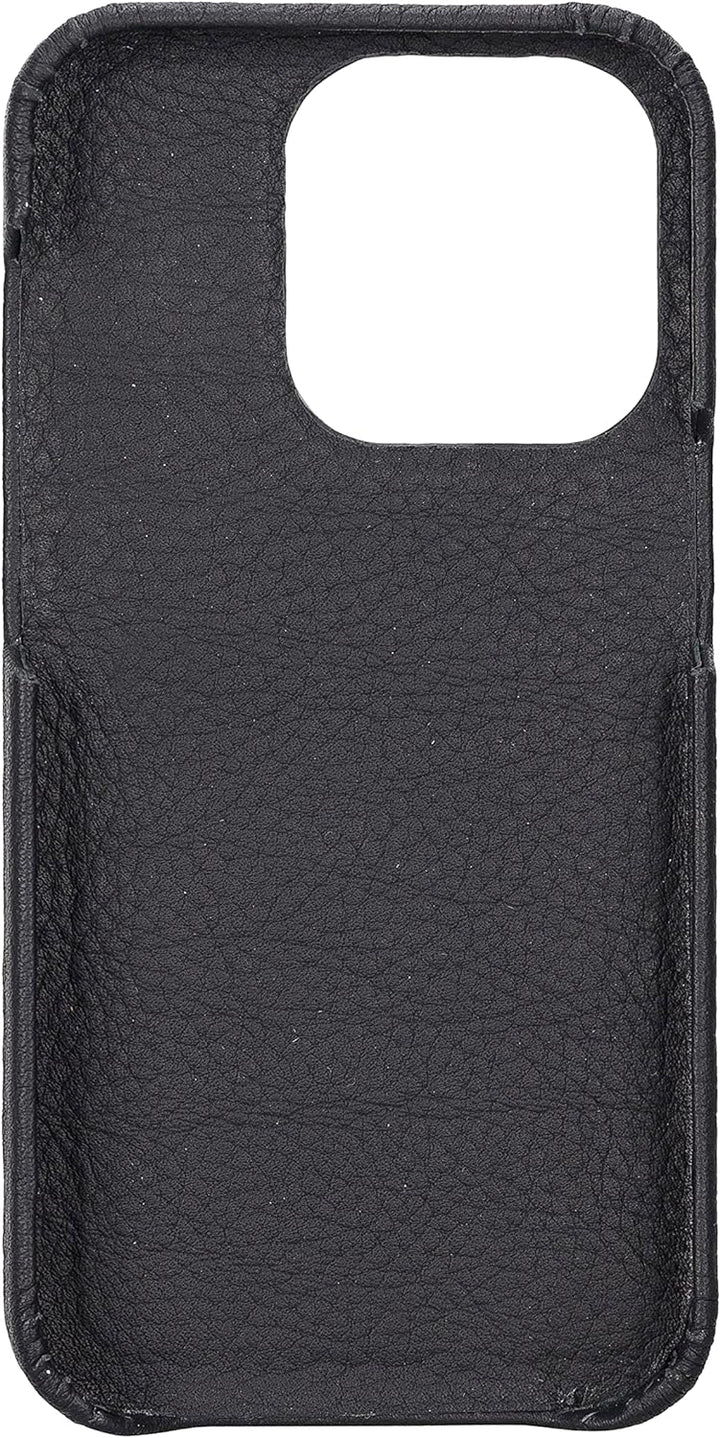 Solo Pelle Lederhülle kompatibel für iPhone 14 Pro in 6.1 Zoll abnehmbare Hülle (2in1) inkl. Kartenf