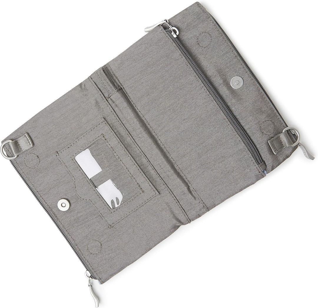 Baggallini Damen New Classic Small Crossbody Bag Subway Umhängetasche klein, Einheitsgrösse Grau, Gr