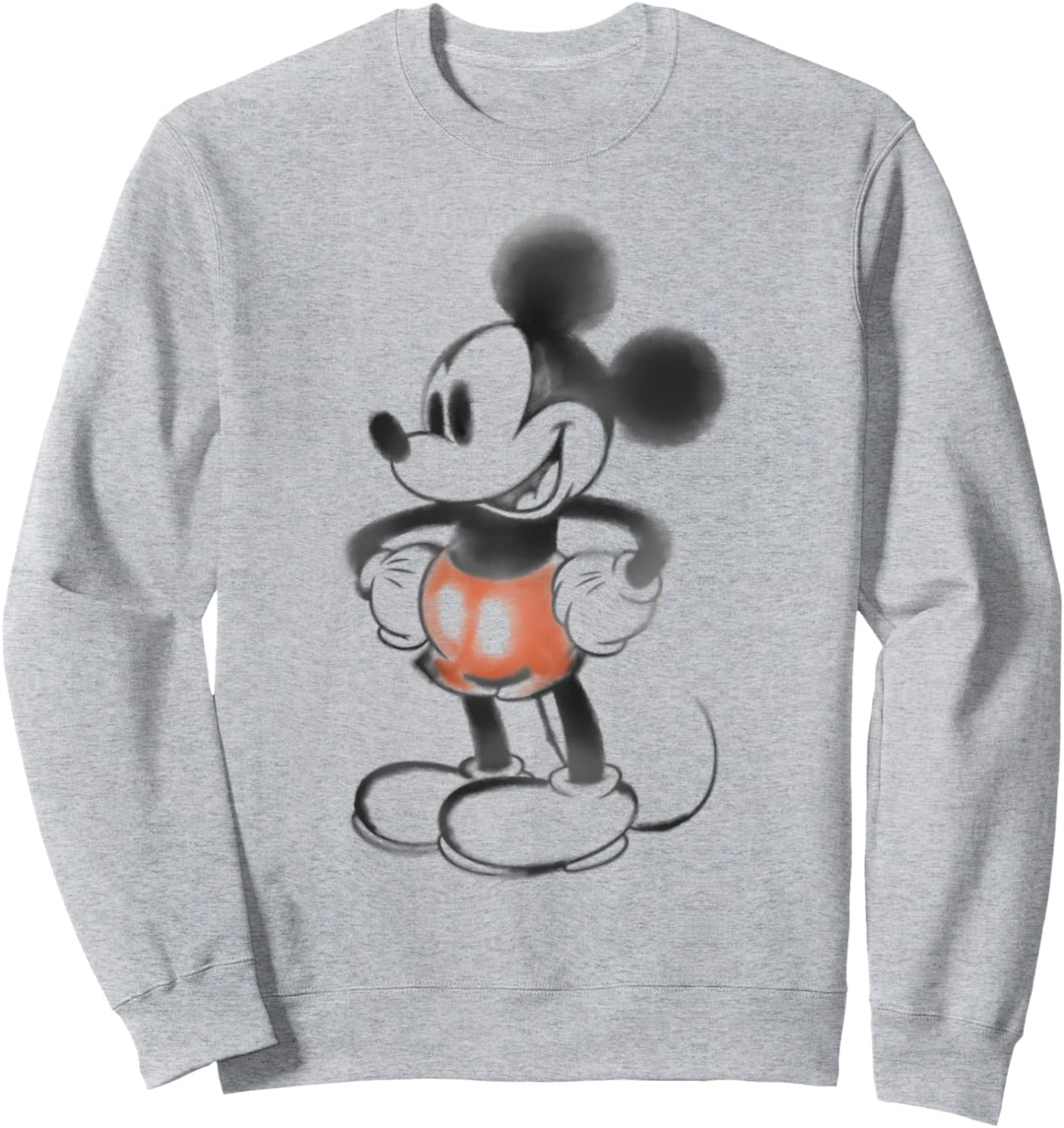 Disney Mickey And Friends Mickey Watercolor Portrait Sweatshirt