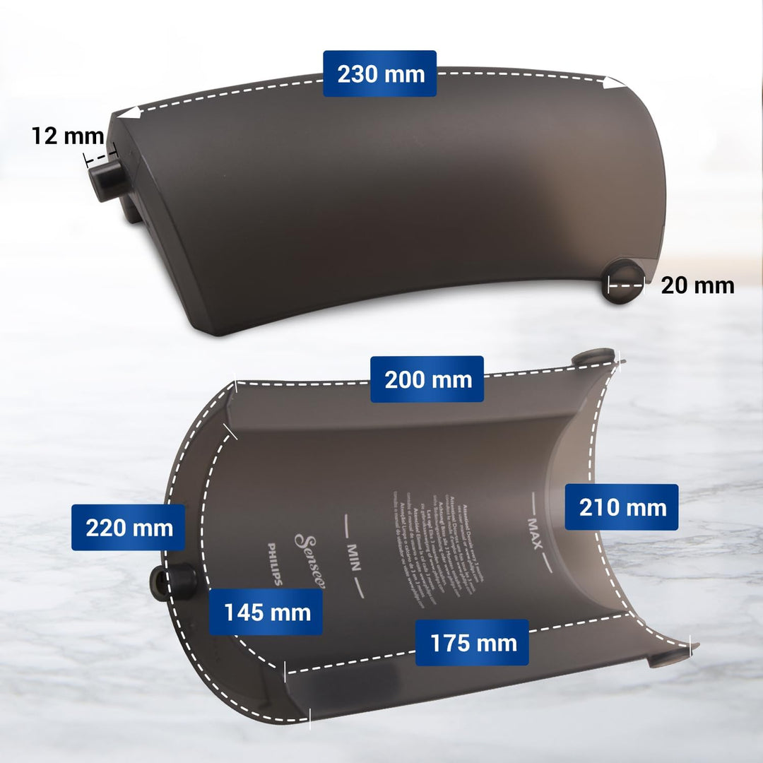 VIOKS Wasserbehälter 0,7 L Ersatz für Philiрs Senseo Wassertank HD5011/01 422225948665 422225948666