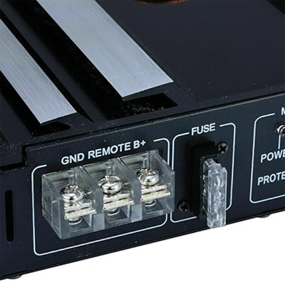 Stereo-Audio-Verstärker, TOTMOX 4 Ohm 3800 W Auto-Verstärker Super Bass Subwoofer Stereo-Verstärker,