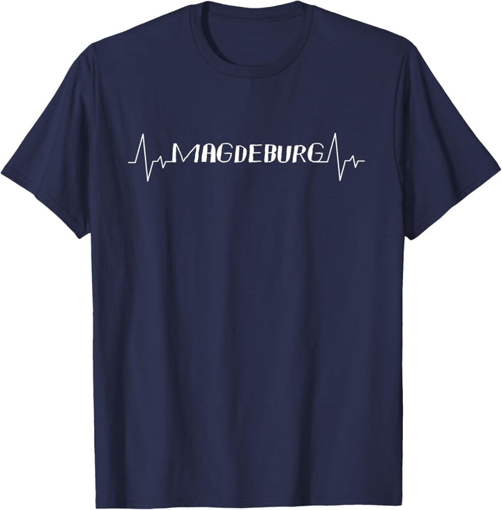 Herren Magdeburger Herzschlag Puls Magdeburg T-Shirt