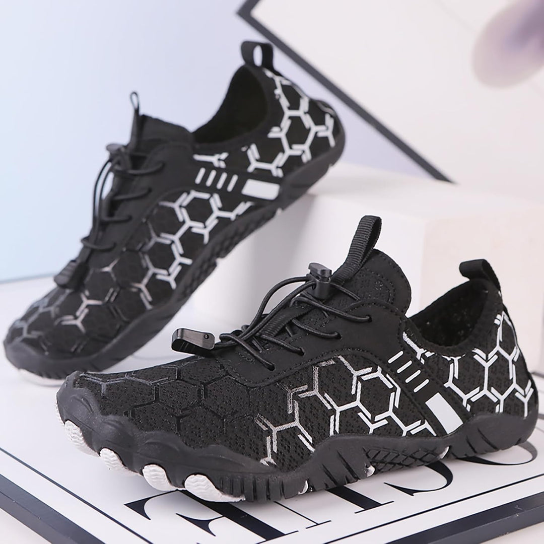 LinSmart Barfussschuhe Damen Herren Breite Zehenbox Wasserschuhe Barfusstrainer Frauen Männer zum Wa