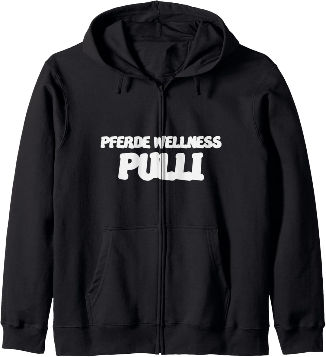 Pferde Wellness Pulli, Lustiges Reiter und Pferd Motiv Kapuzenjacke