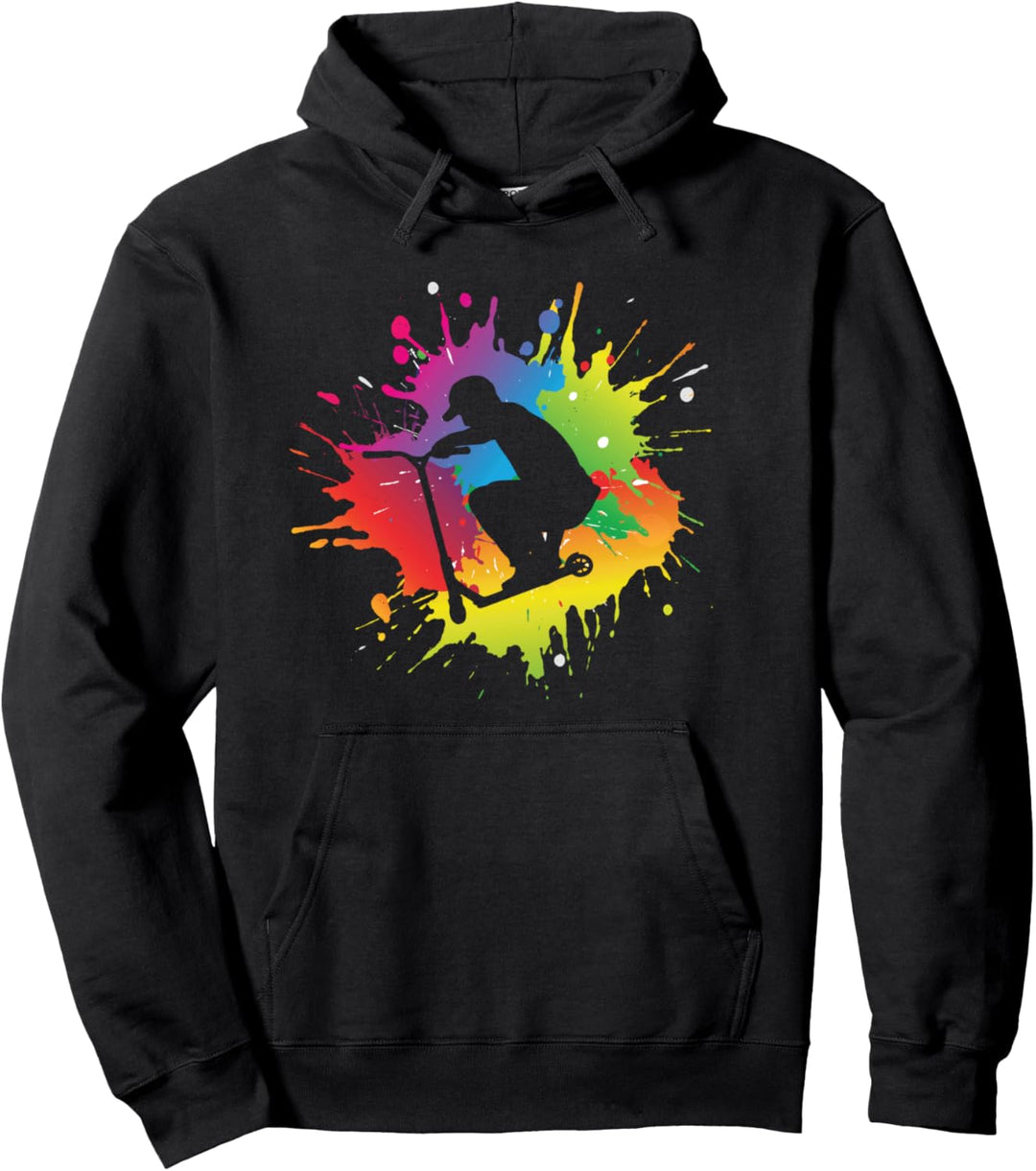 Scooter Stunt Tretroller Geschenk Pullover Hoodie