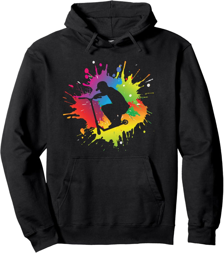 Scooter Stunt Tretroller Geschenk Pullover Hoodie