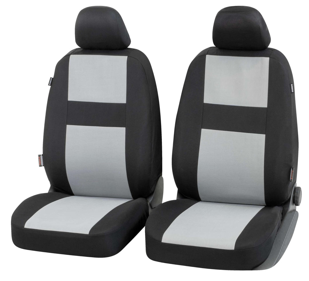 Walser Auto-Sitzbezug Glasgow 2 Vordersitzbezüge, Universal PKW-Sitzbezüge Polyester, Auto-Schonbezü