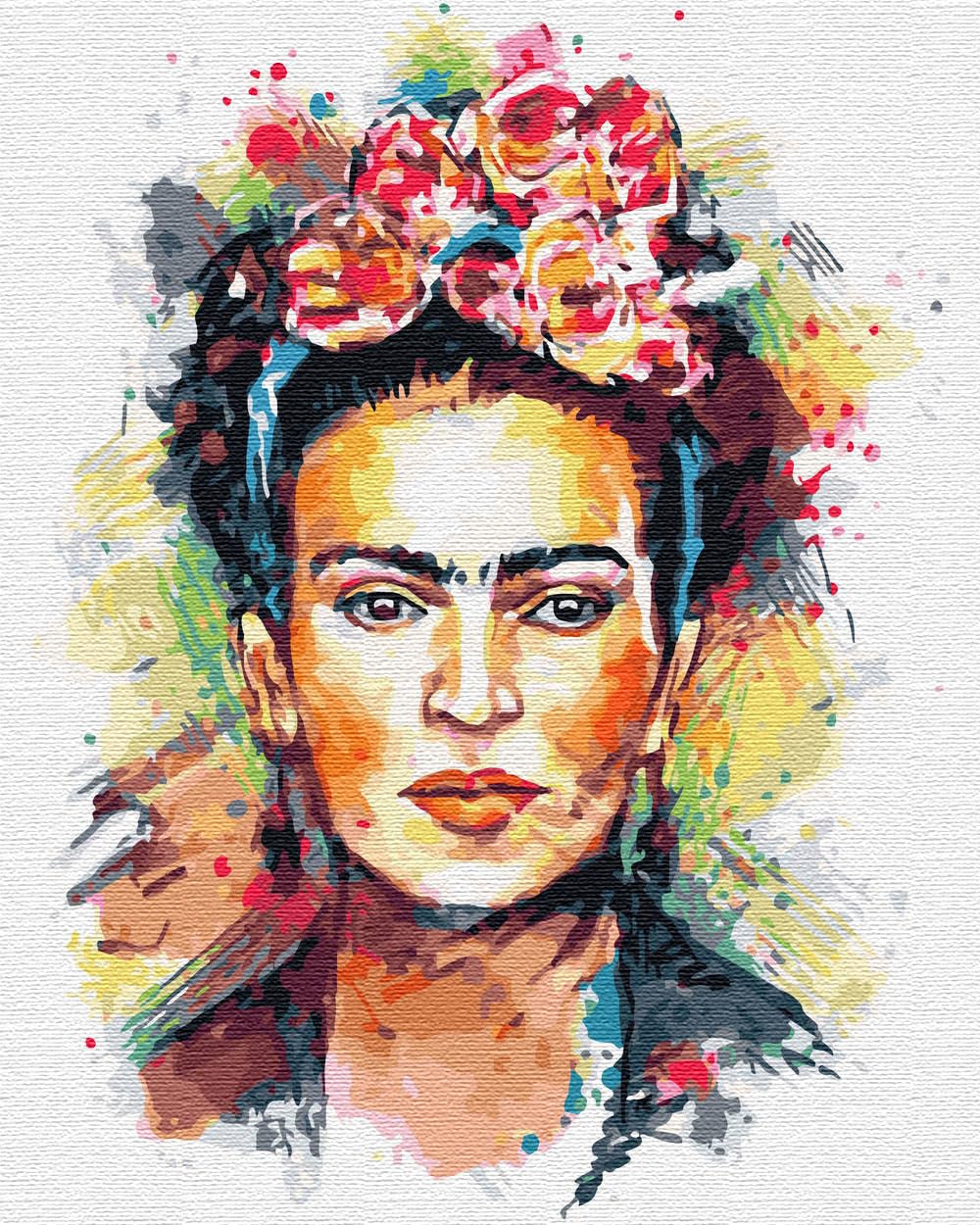 Artnapi Malen nach Zahlen Erwachsene mit Rahmen | DIY Handgemalt | Frida Kahlo decoupage | Kit für A